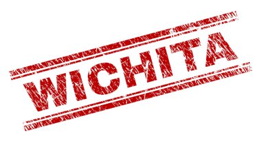 Çizik dokulu Wichita damga mühür