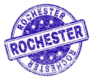 Grunge Rochester damga mühür dokulu
