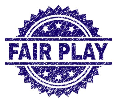 Grunge Fair Play damga mühür dokulu