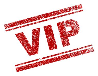 Dokulu VIP damga mühür çizik