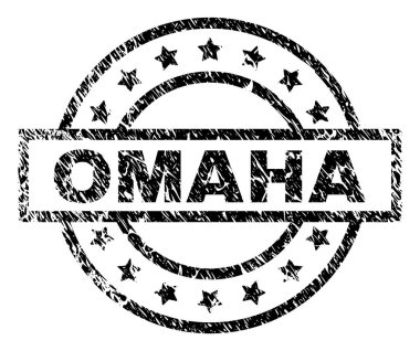 Grunge Omaha damga mühür dokulu