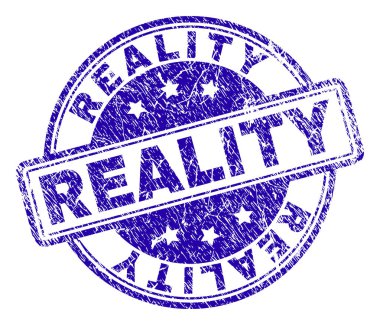 Dokulu gerçeklik damga mühür çizik