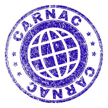 Grunge Carnac damga mühür dokulu