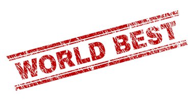 Dokulu dünya en iyi damga mühür çizik