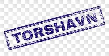 Çizik Torshavn dikdörtgen damgası