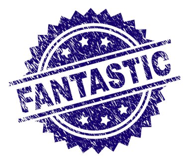 Dokulu fantastik damga mühür çizik