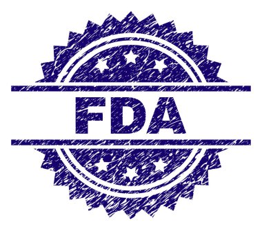 Grunge Fda damga mühür dokulu