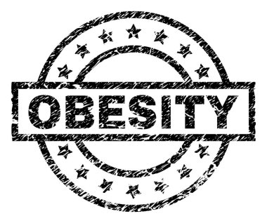 Grunge obezite damga mühür dokulu