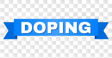 Resim yazısı Doping ile mavi şerit