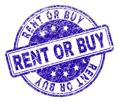 Çizik dokulu kira veya satın damga mühür