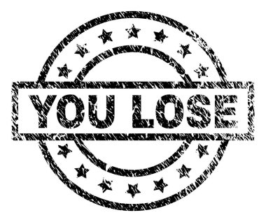 Dokulu çizik damga mühür kaybetmek