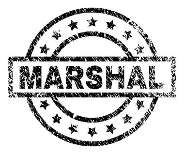 Çizik dokulu Mareşal damga mühür