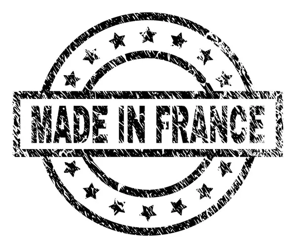 Poškrábaný texturou ve Francii destička — Stockový vektor
