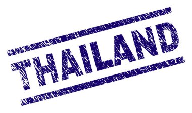 Grunge Tayland damga mühür dokulu