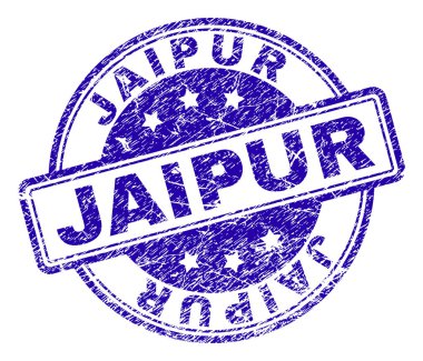 Dokulu Jaipur damga mühür çizik