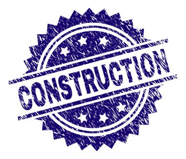 Grunge inşaat damga mühür dokulu