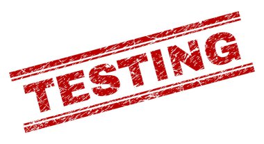 Dokulu test damga mühür çizik