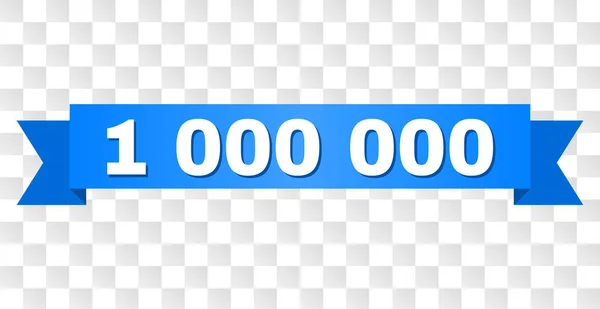 Μπλε λωρίδα με τίτλο 1 000 000 — Διανυσματικό Αρχείο