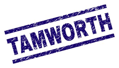 Dokulu Tamworth damga mühür çizik