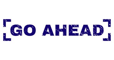 Dokulu Go çizik ileri damga mühür köşeleri içinde