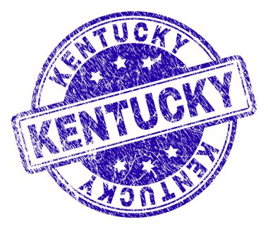 Grunge Kentucky damga mühür dokulu