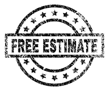 Dokulu ücretsiz tahmin damga mühür çizik