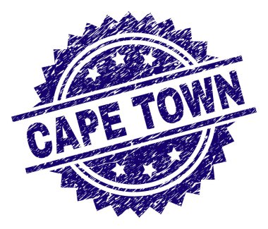 Dokulu Cape Town damga mühür çizik