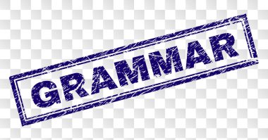 Çizik dilbilgisi dikdörtgen damgası