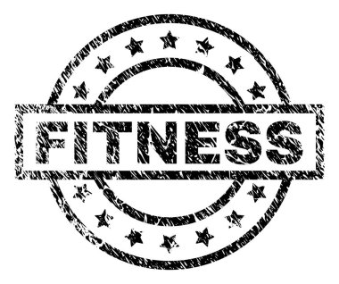 Dokulu Fitness damga mühür çizik