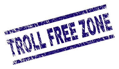 Dokulu Troll serbest bölge damga mühür çizik