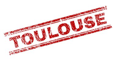 Grunge Toulouse damga mühür dokulu