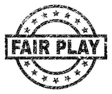 Grunge Fair Play damga mühür dokulu