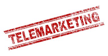 Dokulu Telemarketing damga mühür çizik