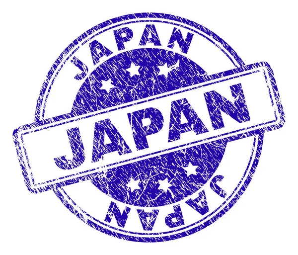Sello de sello JAPÓN con textura grunge — Vector de stock