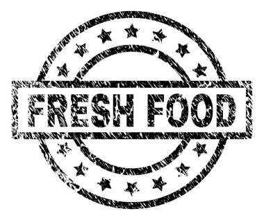 Dokulu taze gıda damga mühür çizik