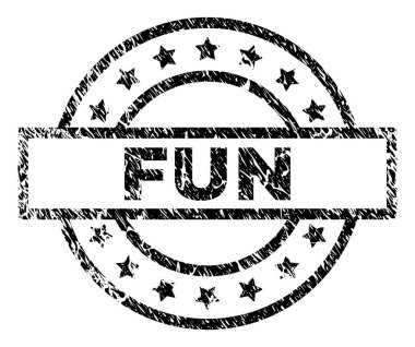 Grunge eğlenceli damga mühür dokulu