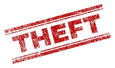 Dokulu hırsızlık damga mühür çizik