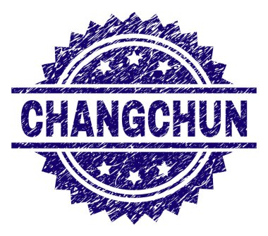 Grunge Changchun damga mühür dokulu