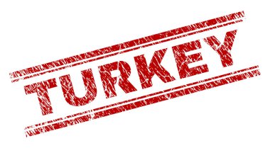 Grunge Türkiye damga mühür dokulu