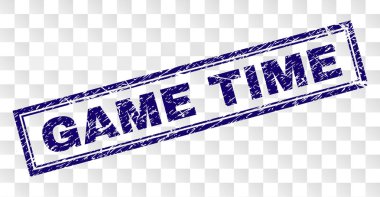 Çizik oyun süresi dikdörtgen damga