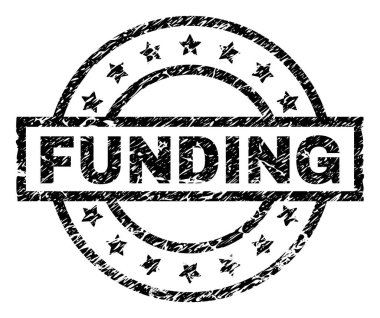 Grunge finansman damga mühür dokulu