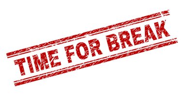 Dokulu zaman ara damga mühür için çizik