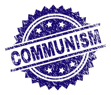 Grunge komünizm damga mühür dokulu