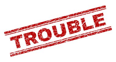 Grunge sorun damga mühür dokulu