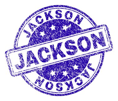 Dokulu Jackson damga mühür çizik