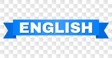 Mavi kurdele ile İngilizce başlık