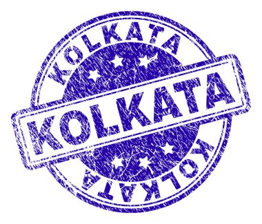Dokulu Kolkata damga mühür çizik