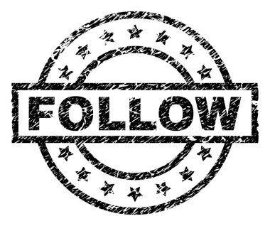 Dokulu takip damga mühür çizik