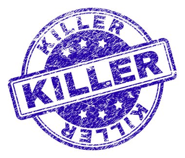 Grunge katil damga mühür dokulu