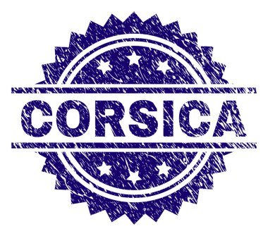 Dokulu Corsica damga mühür çizik